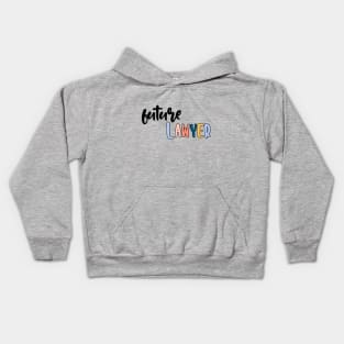 future lawyer Kids Hoodie